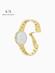 [Yeni il hədiyyəsi] ARMANI EXCHANGE / Armani Qış Yeni Qadın Kvars Saatı Paslanmayan Polad Qayışla