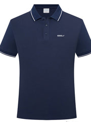 GEELY Xüsusi Loqolu 4S Mağaza İş Forması Yay Ağ Kəsikli Qısa Qollu Köynək Kişi və Qadın Polo Köynək Mədəni İş Geyimi