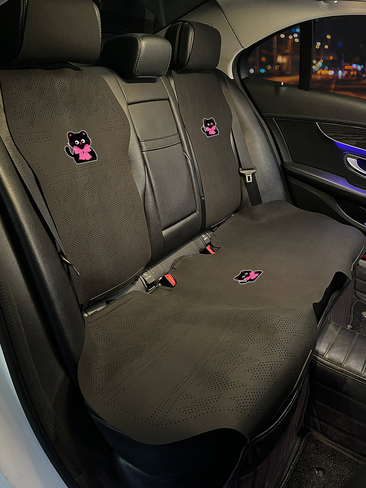 Qadınlar üçün avtomobil oturacağı yastığı, yay üçün havalandırılan və nəfəs alan soyuducu yastıq, zamşa yəhər yastığı, bütün fəsillər üçün, tək hissəli arxa oturacaq üzlüyü.