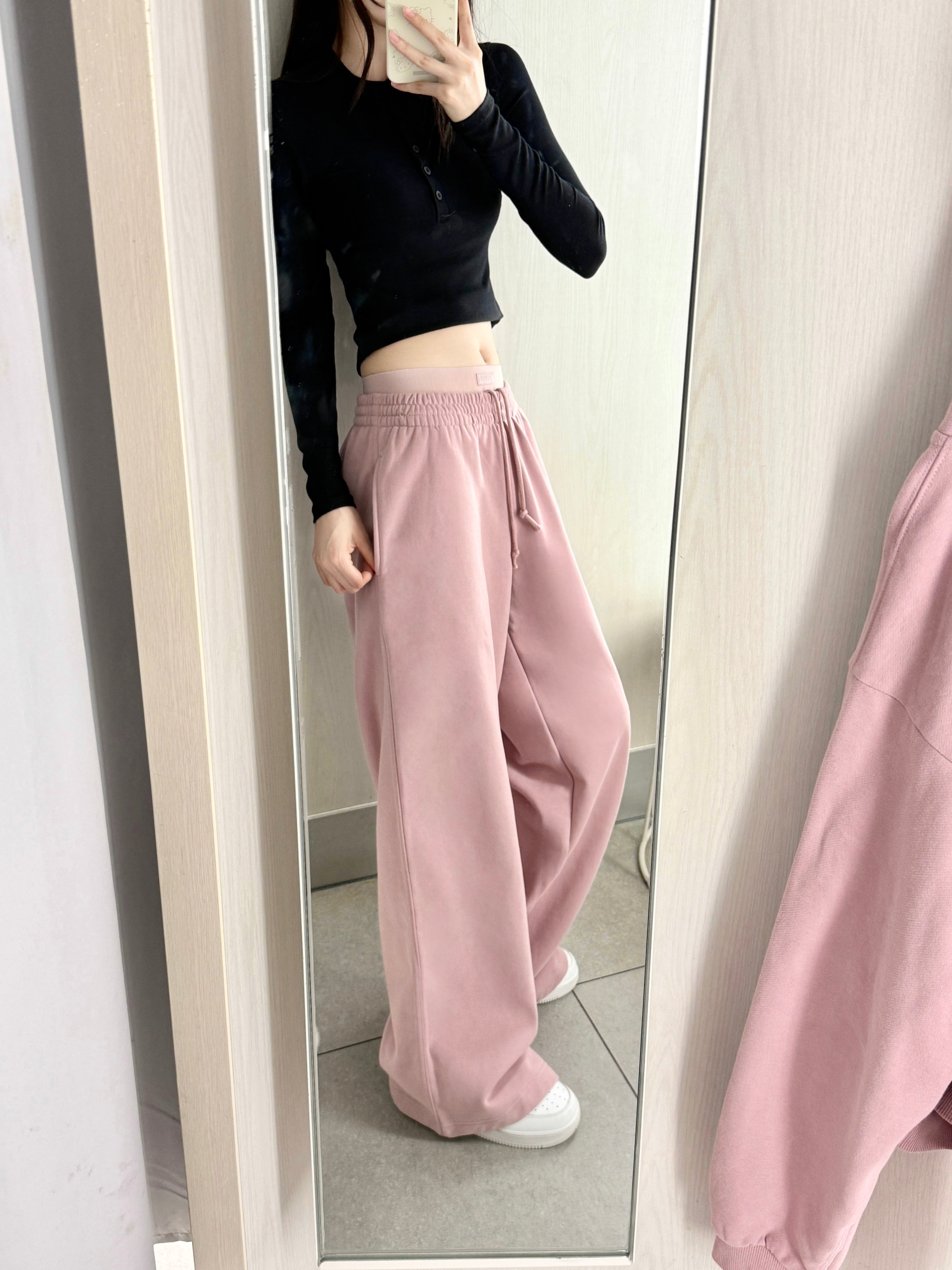 Orijinal Skims Payız/Qış Yeni Stil Kapüşonlu Fermuarlı Sweatshirt Qadınlar üçün Təsadüfi Dəst, Kardashian İkiqat Bel Düz Ayaqlı Şalvar