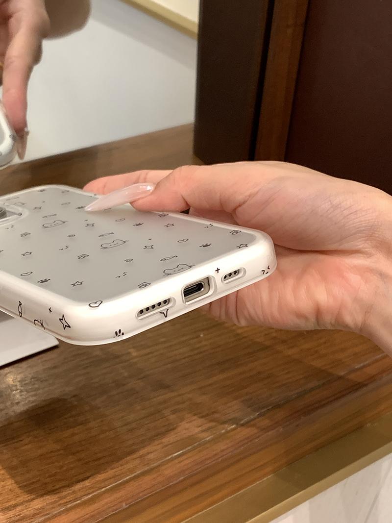 Rezin meyvələr, yaradıcı sadə eskiz musiqi notu pişik pəncəsi iPhone17promax mobil telefon üçün uyğundur Apple 16pro şaxtalı ikisi birdə 15 düşməyə qarşı hər şey daxil sərt qabıq/14/13 yeni plus