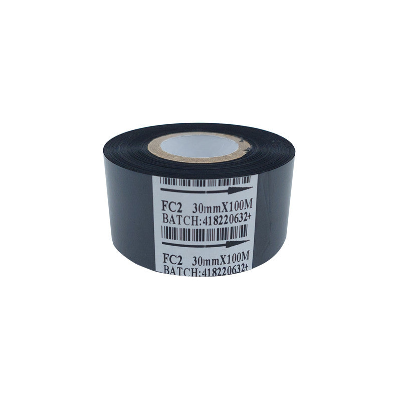 FC2 Ribbon 241 İsti Kodlama Lenti 30mm 25 100M Qara Tarix Lenti Kodlama Lenti Etiketləmə Maşın Lenti