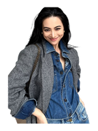 2025 Payız Mövsümü Yeni Qadınlar üçün Amerika Retro Rahat Təsadüfi Stil Tənbəl Dizaynlı Denim Köynək