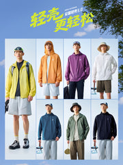 [Vang Yibo ilə eyni üslub] Anta Light Shell 3.0 Günəşdən Qoruyucu Geyim丨Yüngül Açıq Dəri Geyimi Kişilər üçün Günəşdən Qoruyucu Buz İpək Geyimi