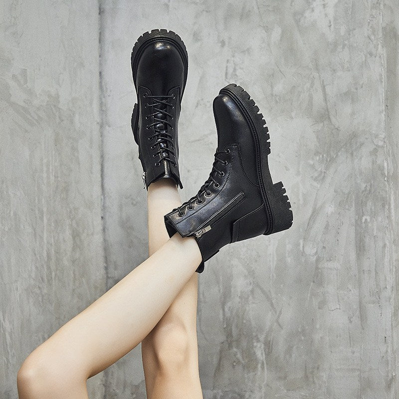 Martin Boots Qadınlar üçün Payız Yeni Çəkmələri Qalın Satışlı Ayaqqabılar