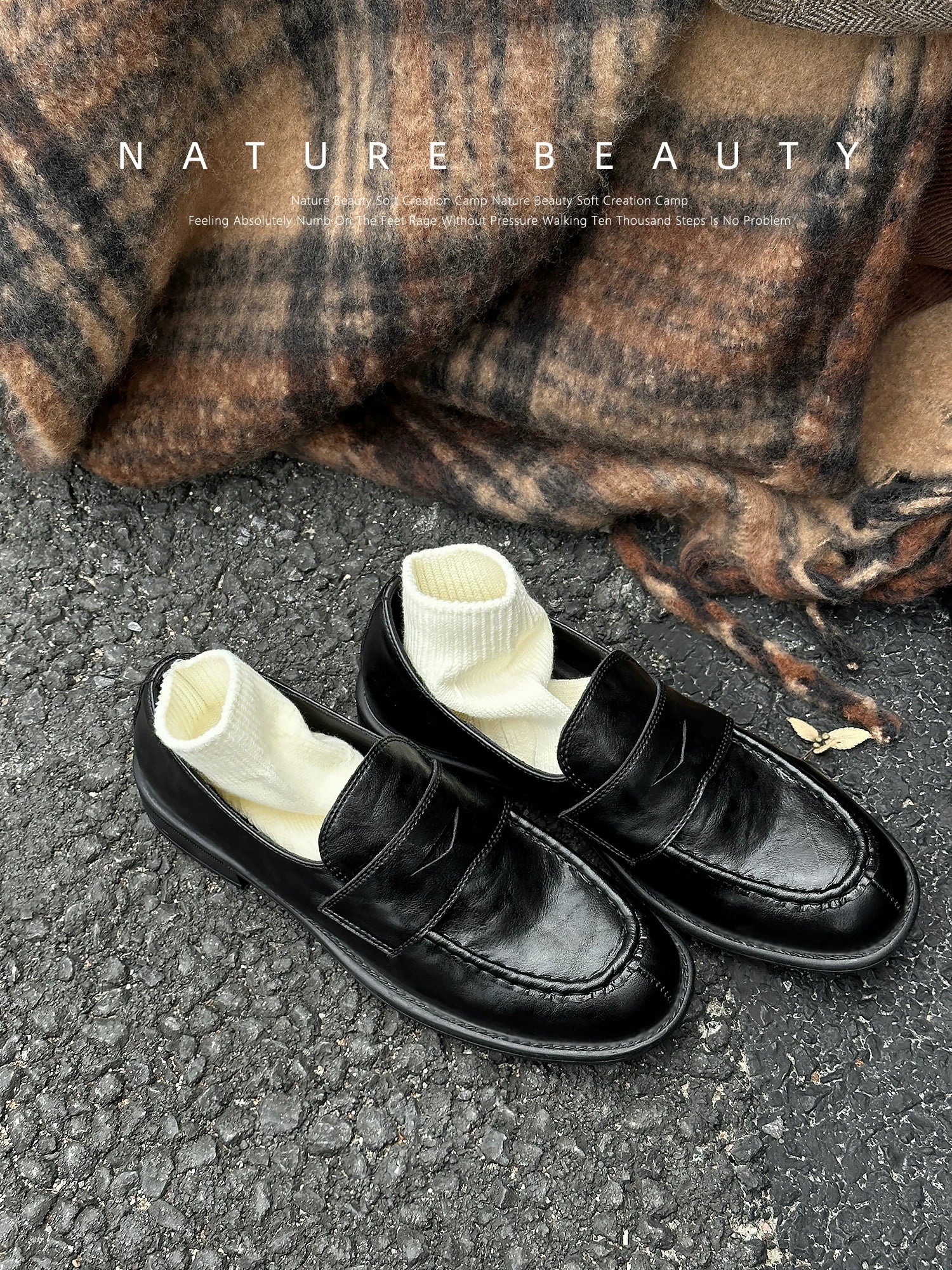 Təbii buruq mokasinlər, əl işi dəri ayaqqabılar, yeni yaz modası, sürüşməyən, Britaniya retro stili, qalın daban, qadın ayaqqabıları.