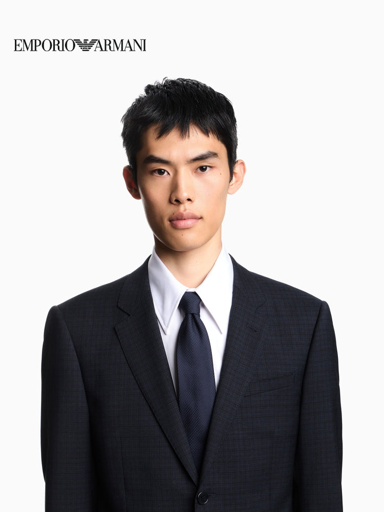 [Yeni il hədiyyəsi] EMPORIO ARMANI Kişi İpək Rəsmi Qalstuk (Payız/Qış Yeni Gəlişi)