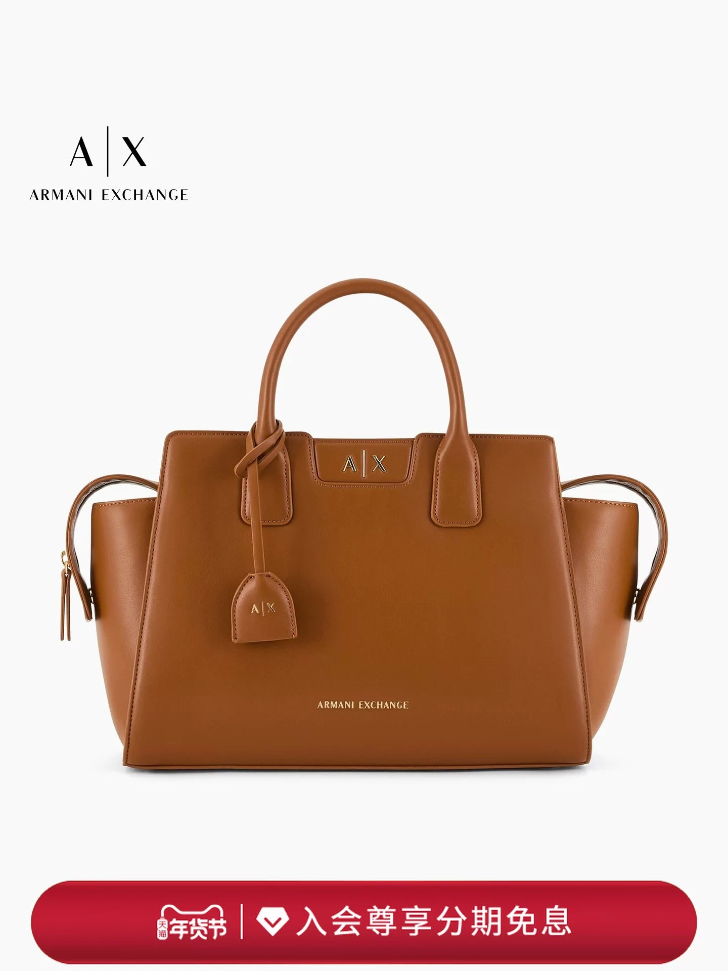 [Yeni il hədiyyəsi] ARMANI EXCHANGE / Armani Spring Yeni Qadın Çantası, Çiyin Çantası, Çarpaz Bədən Çantası