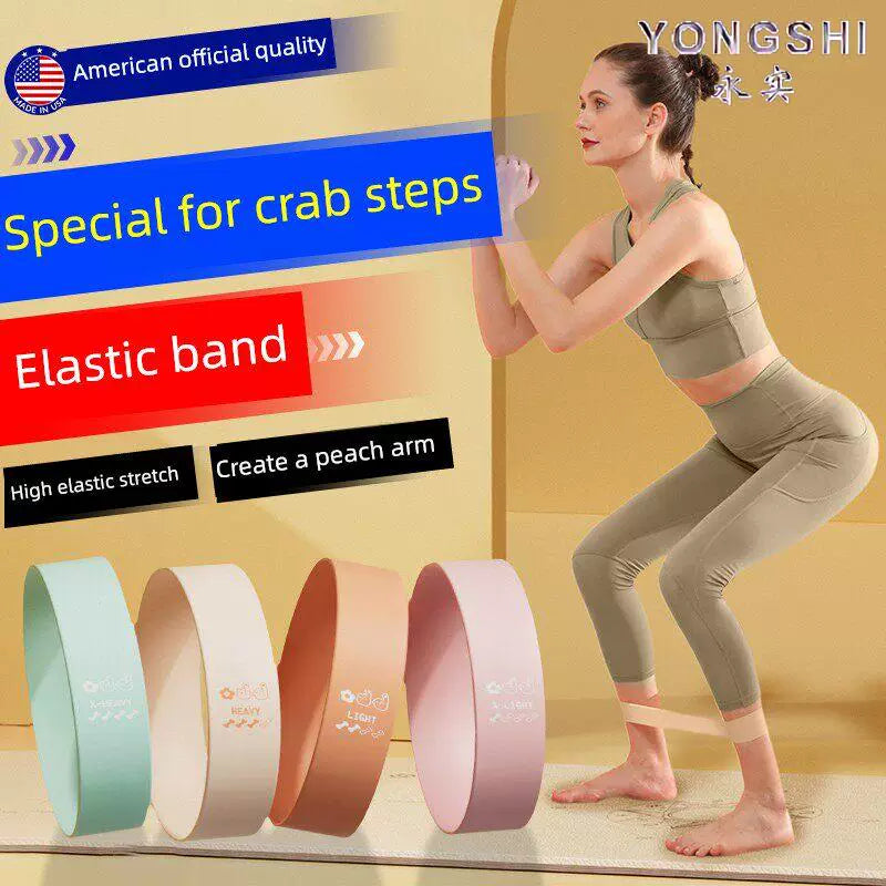 Crab Step Xüsusi Elastik Band Fitness Yoga Omba Müqaviməti Evə aparın Ayaq və Ayaq Məşqləri Güc Təlimi Omba Artefaktı