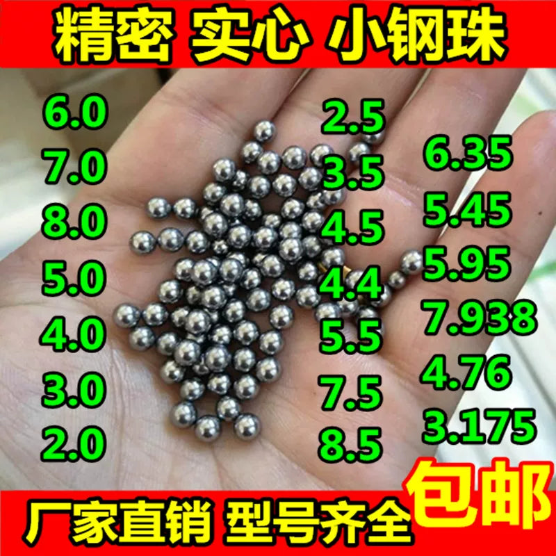 Dəqiq polad top 6mm pulsuz göndərmə standartı 3/4/5/6.0/4.5/5.5/3.5/7/8.0/2mm kiçik polad top mərmər