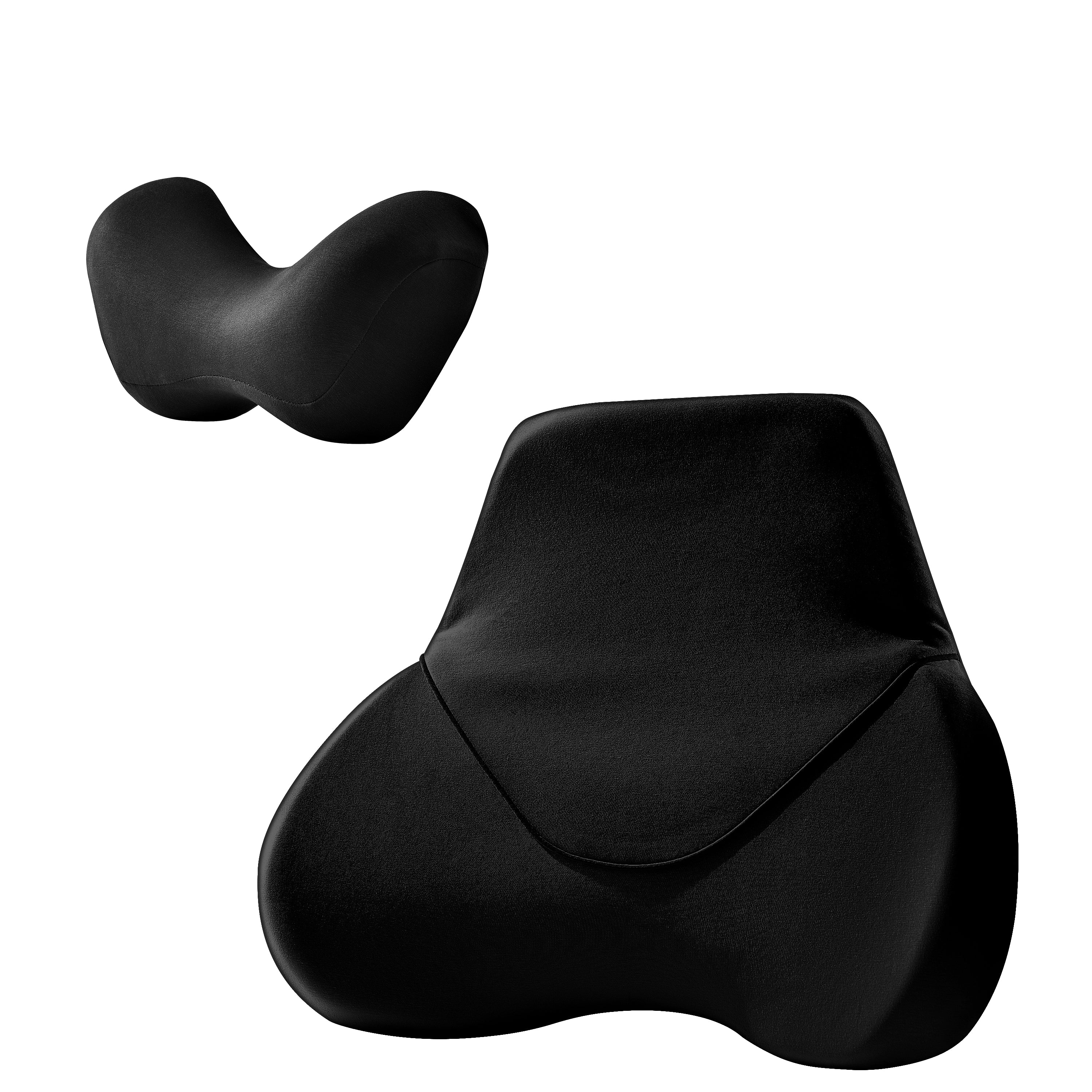 Habcaps Bell Cover Avtomobil Başlığı Bel Dəstəyi Boyun Yastığı Bel Dəstəyi Yastığı İnteqrasiya edilmiş Oturacaq Xüsusi Boyun Yastığı Erqonomik