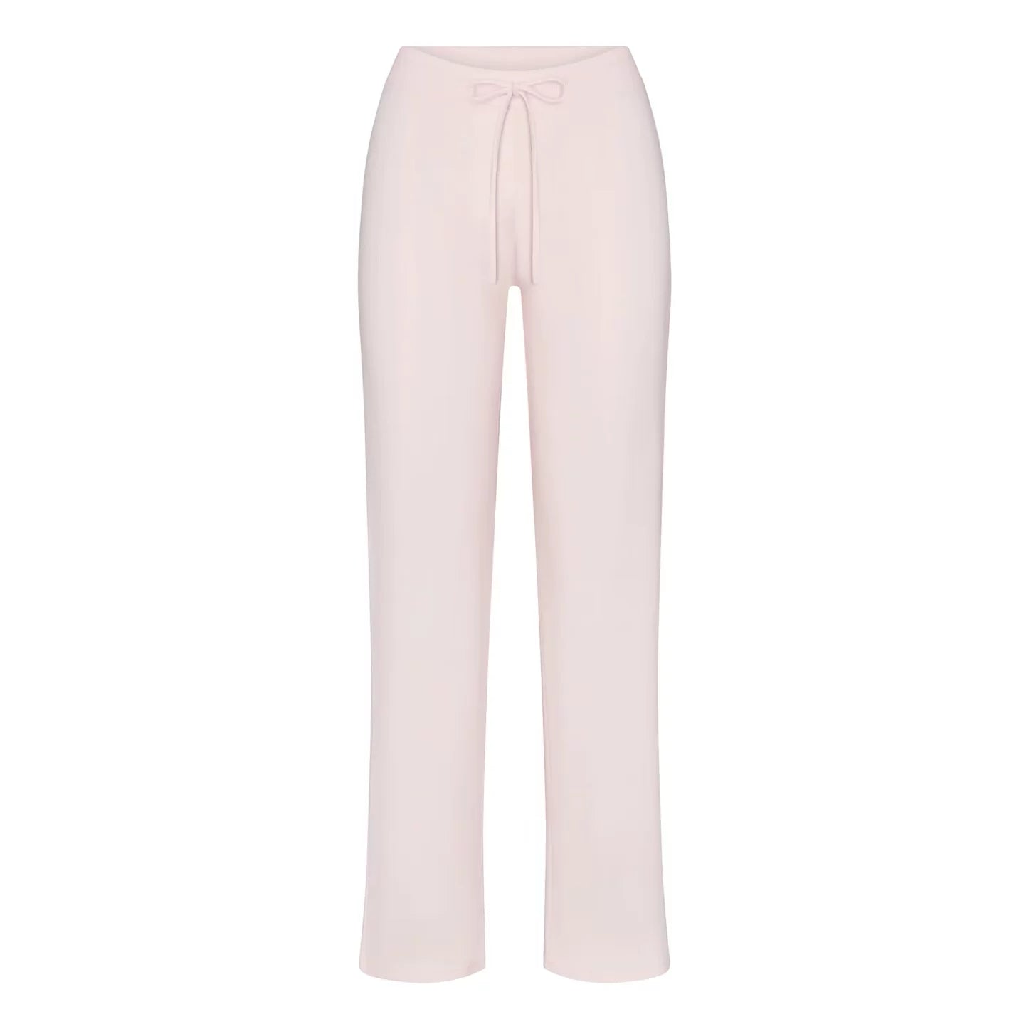 SKIMS Payız 2025 Yeni Rəngli Pambıq Forması: Yumşaq və Rahat Pambıq Boş Düz Ayaqlı İpli Şalvar