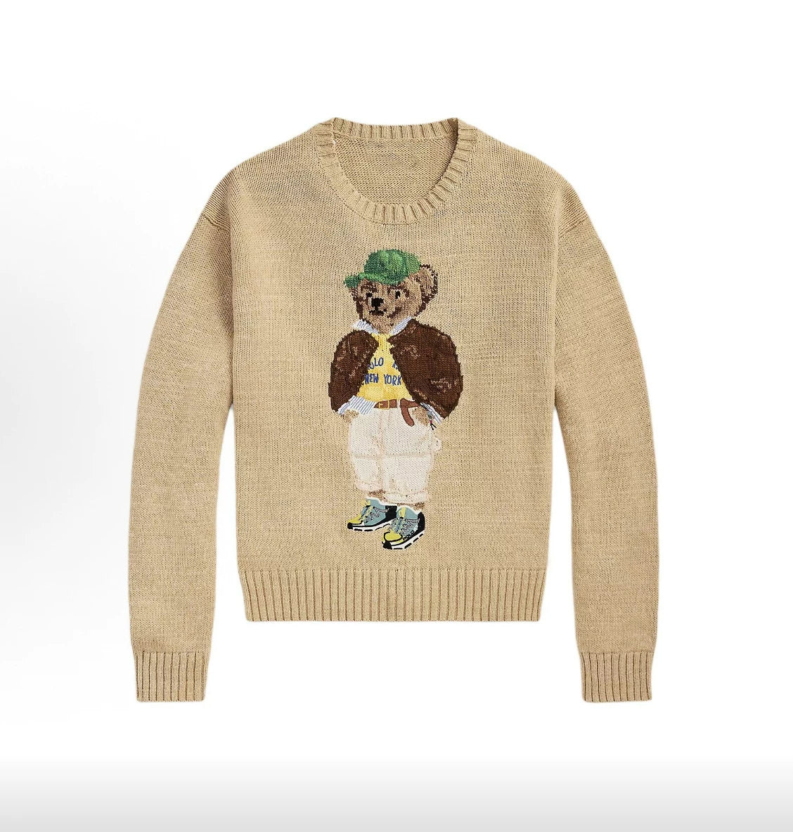 Qadın Sviteri R*L Saf Pambıq 2025 Erkən Yaz Ayı Trikotajı