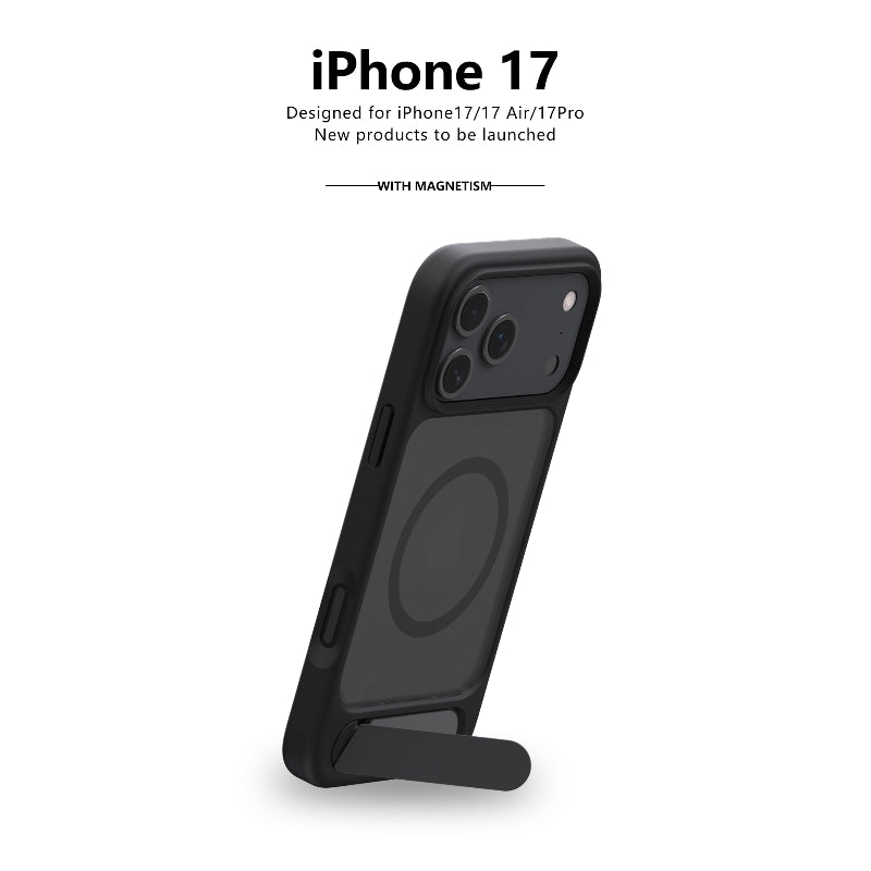 Apple 17 mobil telefon üçün uyğun səhra qızılı maqnit qatlanan stend yeni iphone17e dəsti Apple 17promax hər şey daxil Hava düşmə əleyhinə Apple 16 silikon 15 qabıq 14pro super isti 13