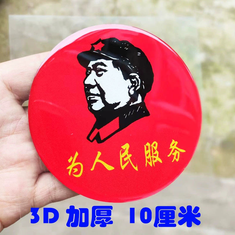 3D Qırmızı Bayraq Bamper Etiketləri Şəxsiyyət Etiketləri Qalınlaşmış Epoksi Yansıtıcı Bayraq Etiketi Suya davamlı Çizilmə Qapağı Qapağı