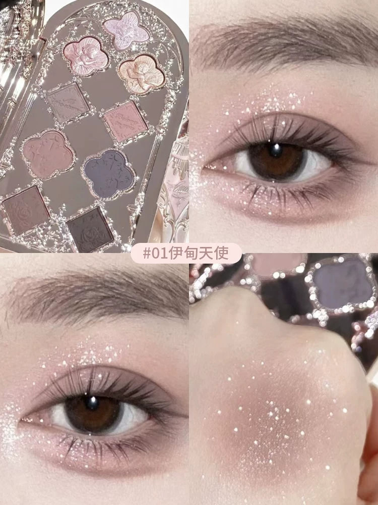 Flower Knows Moonlight Mermaid Göz Kölgəsi Palitrası 2026 Yeni Stil, Gündəlik Yüngül Makiyaj, Yer Rəngli Göz Kölgəsi, Orijinal Məhsul (Rəsmi Veb Sayt)