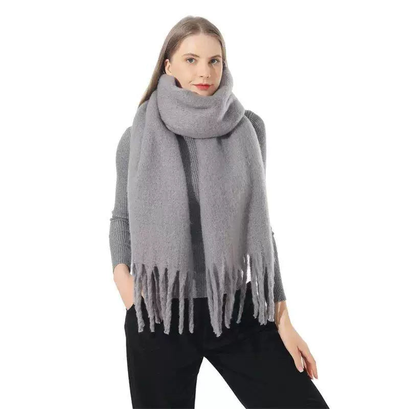 Lüks Payız Qış Qış Şərfi Qadın Kaşmir Şərfi Qalın