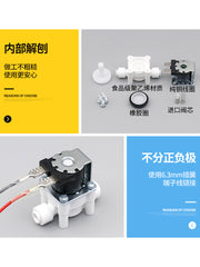 Su təmizləyici solenoid klapan Kebo 24v12v su giriş klapan RO tərs osmos təmiz su maşını aşağı və yüksək təzyiq açarı çirkab su klapanı