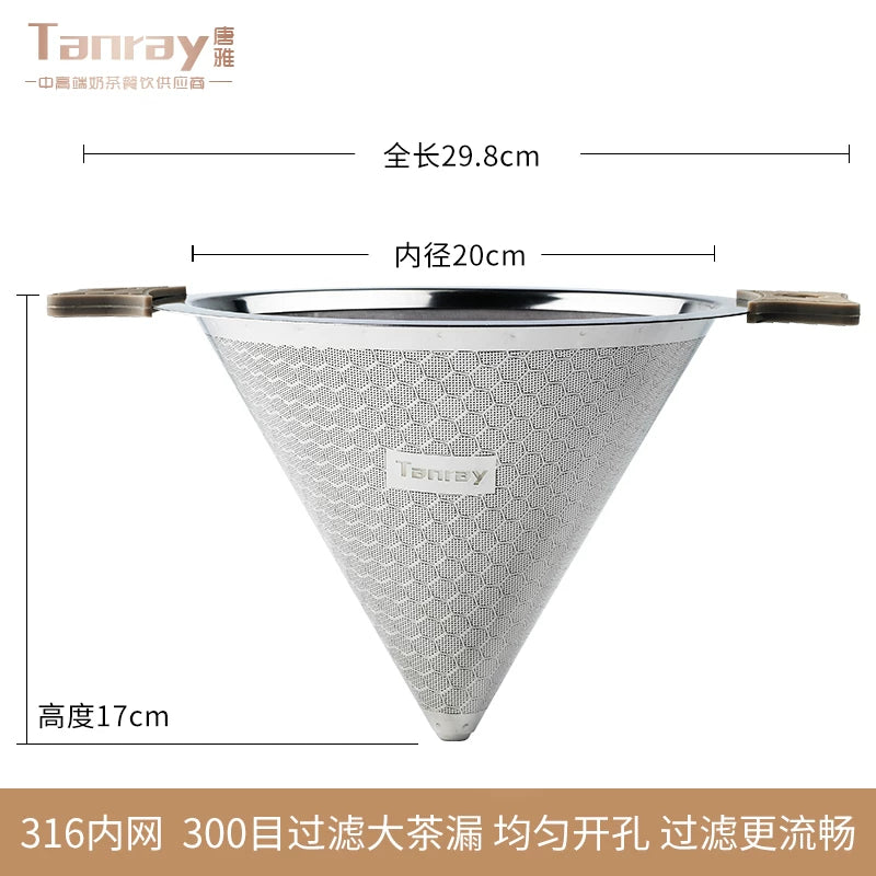 Tangya Hong Kong üslublu corablar südlü çay filtri çantası çay paketi süd çay mağazası aləti xüsusi qəhvə filtri çay şəbəkəsi artefaktı