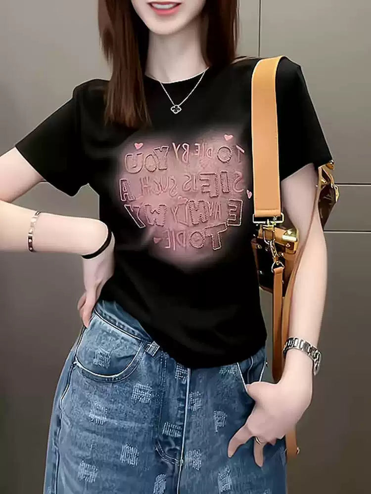 Çiyinsiz Dizaynlı Böyük Ölçülü Qadın Qısa Qollu Köynək, 2026-cı ilin Yayı üçün Ən Yaxşı Məhsul, Dəbli, Arıqladıcı, Qəşəng Top, Gənc və Trend