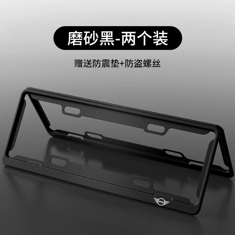 MINI license plate frame, mini license plate frame, CLUBMAN JCW COUNTRYMAN ONE COOPER modification