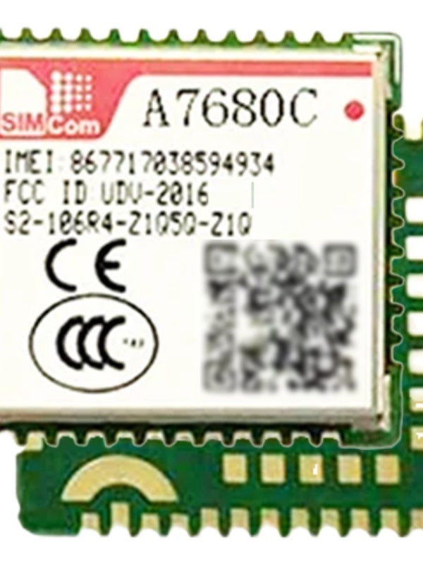SIM800C qlobal kiçik ölçülü 4G ilə uyğun olan SIMCom/SIM A7680C CAT1 modulu aparatı