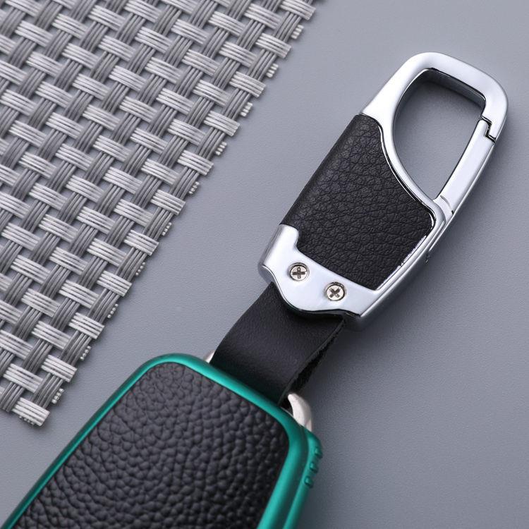 [Patentlə qorunan açar zənciri] Avtomobil emblemi qarmağı, kişi açar zənciri, yaradıcı və fərdiləşdirilmiş orijinal dəri bel askısı, yüksək səviyyəli avtomobil aksesuarı.