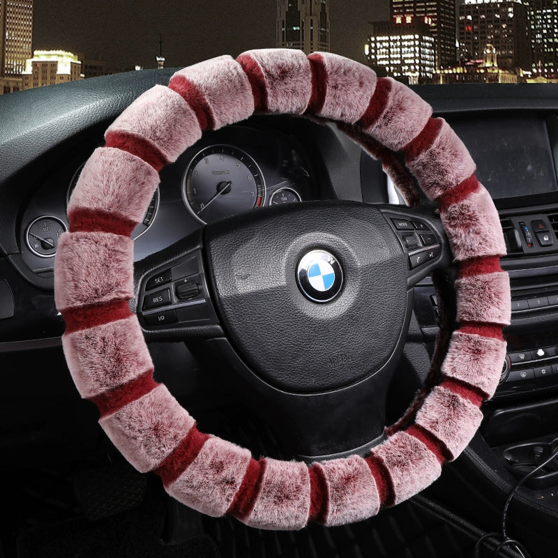 Avtomobil sükan örtüyü Qış Qısa Peluş Tutacaq Qapağı Universal Kişilər və Qadınlar Qış İsti Sürüşməz Müasir Volkswagen Lavida