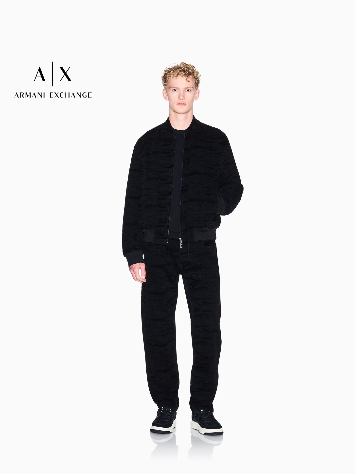 [New Year's gift] ARMANI EXCHANGE / Armani Spring New Year Limited Edition Pure Cotton Knitted Sweater for Men