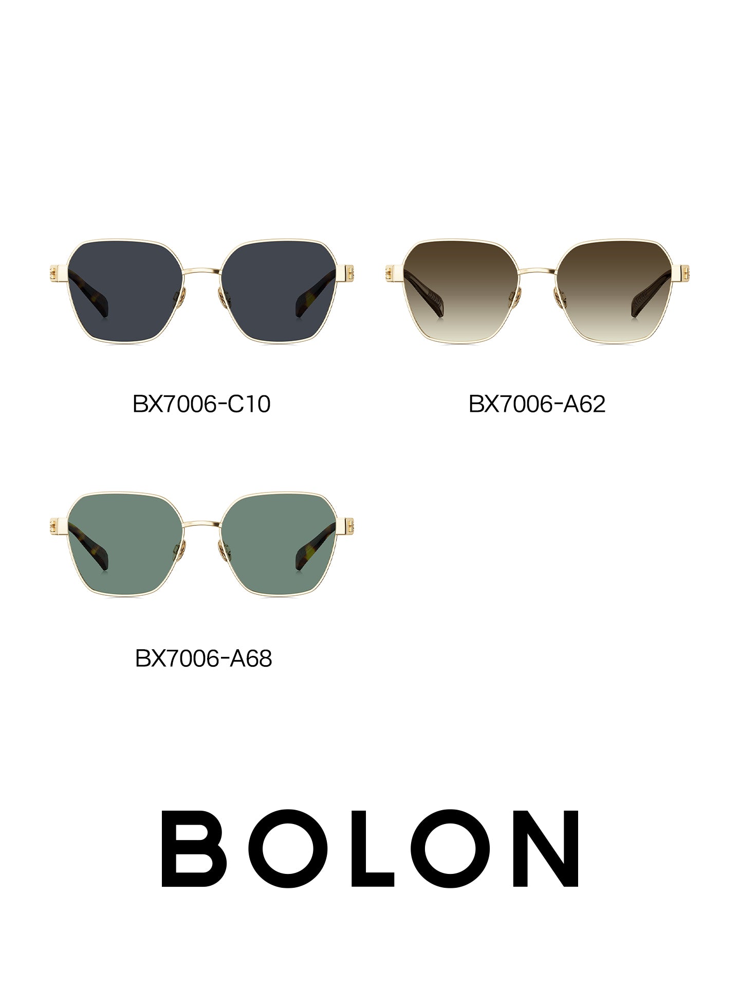 BOLON Tyrannosaurus eynəkləri 26 il yeni retro moda köhnə pul üslubunda günəşdən qoruyucu günəş eynəyi qadın günəş eynəyi kişi BX7006