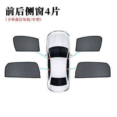 Maqnit günəşdən qoruyan Honda Stepwgn Spada RP3/5 RG RK avtomobil pəncərəsi üçün günəşdən qoruyucu örtüklə uyğundur