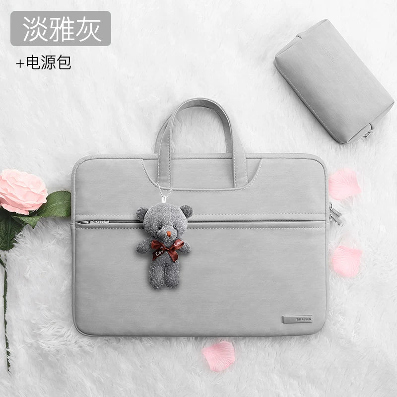 Noutbuk çantası 14 düym Apple macbook üçün uyğun Lenovo Xiaoxin air noutbuk qolu pro 15.6 düym Xiaomi Huawei matebook Dell 16 düym kişi və qadın 13.3 qoruyucu örtük