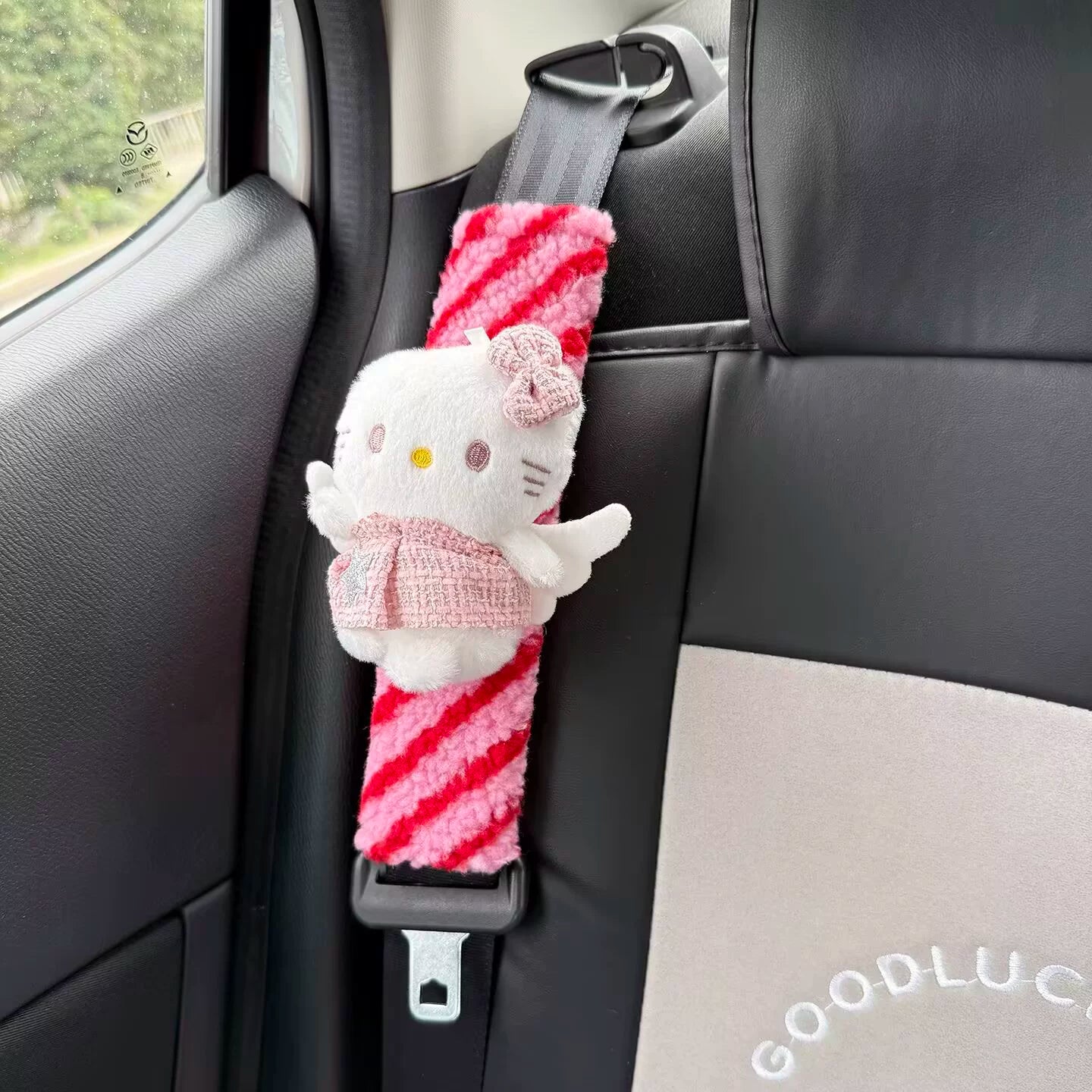 Sevimli Karikatura Kitty Pişik Avtomobil Başlığı Boyun Yastığı Bütün İl Boyu Avtomobil Yastığı Yastığı Boyun Yastığı Avtomobil Dekorasiyası