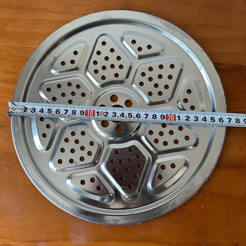 Buxarlayıcı paslanmayan poladdan hazırlanmış buxar vərəqi 304 wok ızgara pərdəsi buxar qabı buxar torlu torpaq sobası buxarlanan boşqab buxarxana arakəsmələri məişət buxarlama çarxı