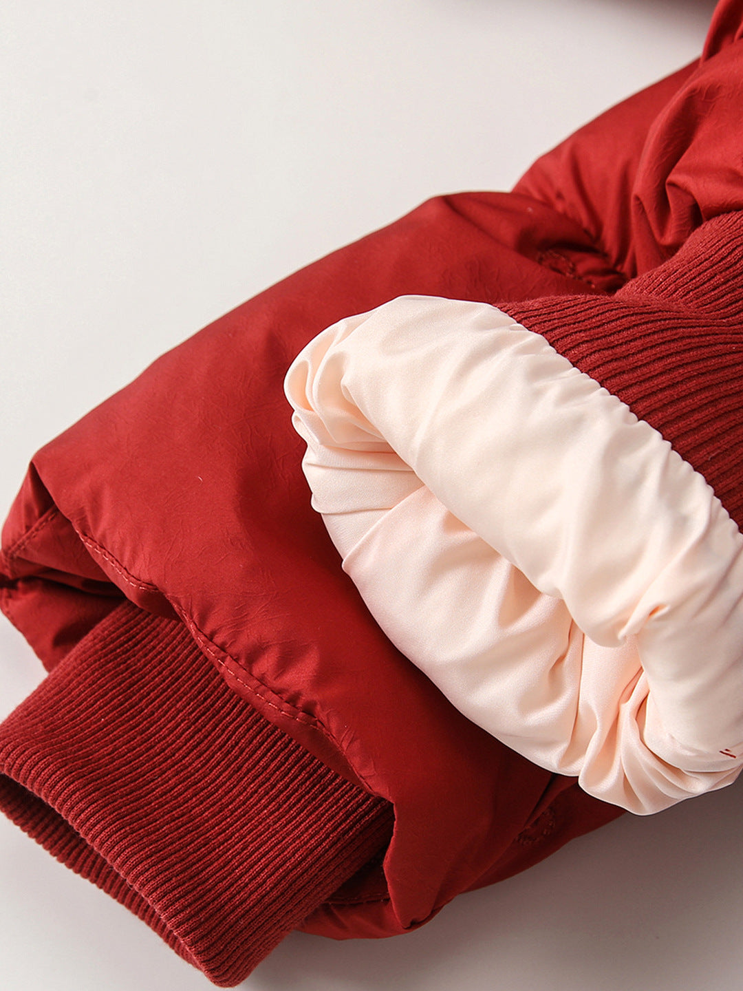 NTYZUU UK Qızlar üçün pambıqla örtülmüş qış gödəkçəsi, şık körpə gödəkçəsi, qalın və isti körpə pambıqla örtülmüş gödəkçə