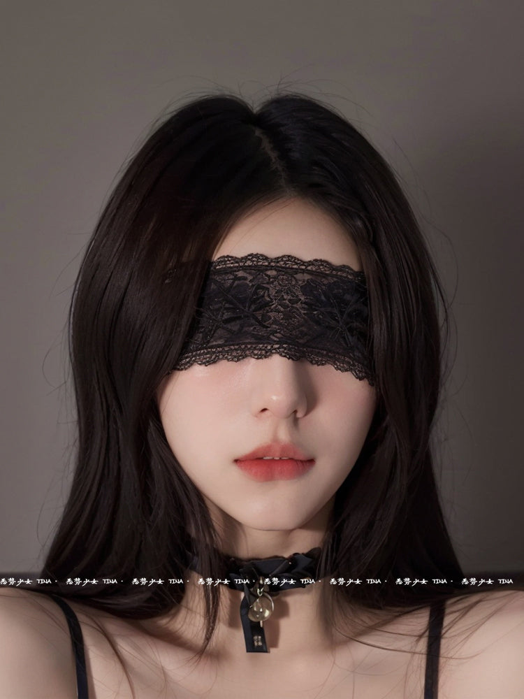 Krujevalı göz maskası, gözləri örtən əhval lenti, sevimli dovşan qız maskası, seksual gözləri bağlı baş bandı, Catwoman saç aksesuarları