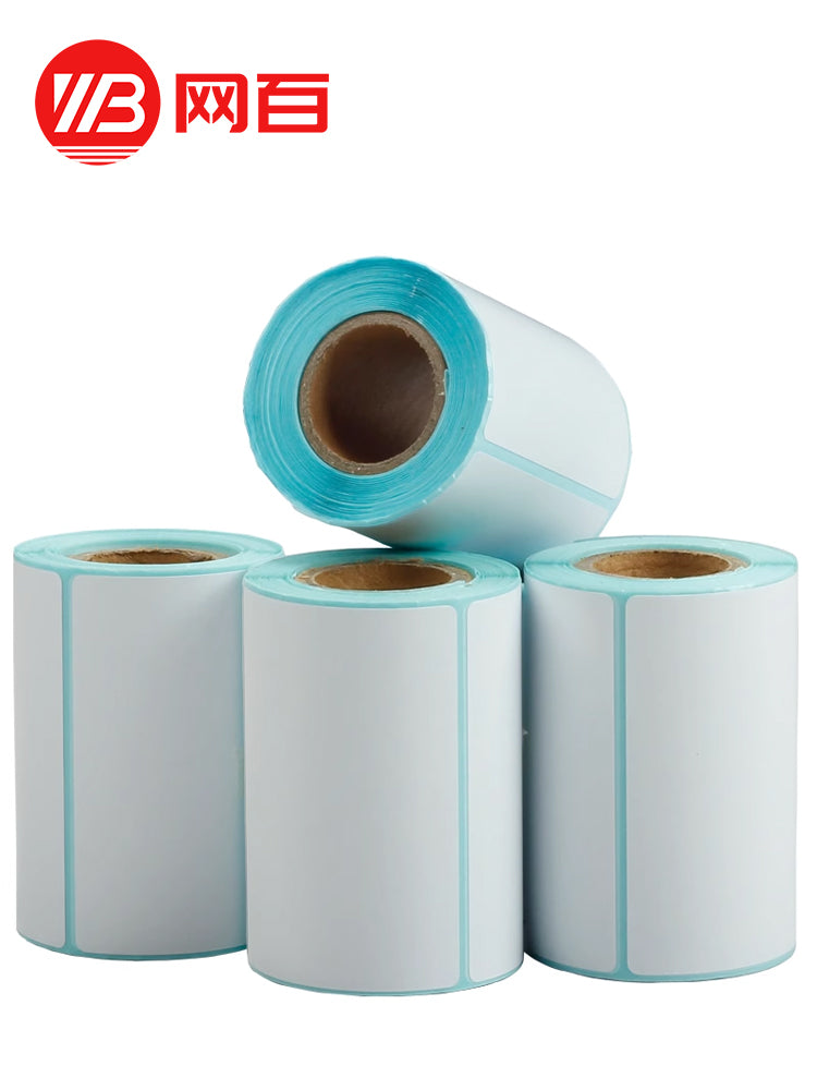 Netbai 80-100mm geniş kiçik rulonlu üç davamlı termal öz-özünə yapışan ştrix-kod etiket çapı stikeri əl Bluetooth etiket printeri universal barkod kağızı Jiabo M421 portativ termal universal