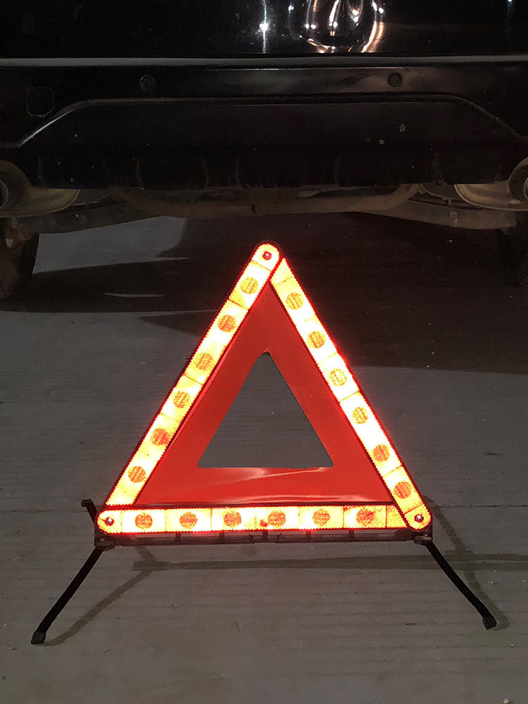 Car warning triangle reflector tripod national standard vehicle emergency stop sign