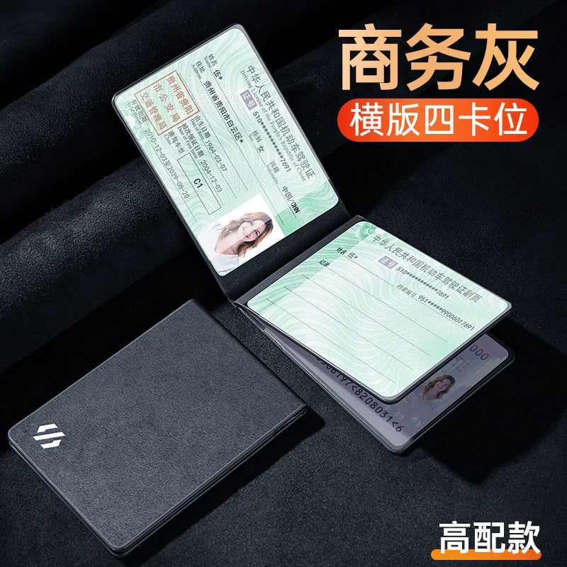 Sürücülük Lisenziyası Dəri Çantası Kişilər üçün Sürücülük Lisenziyası Qoruyucu Çanta Qadın Qəşəng Yaradıcı Dəri İkisi Bir Arada Motorlu Nəqliyyat vasitəsi Sürücülük Lisenziyası Çoxfunksiyalı Çanta