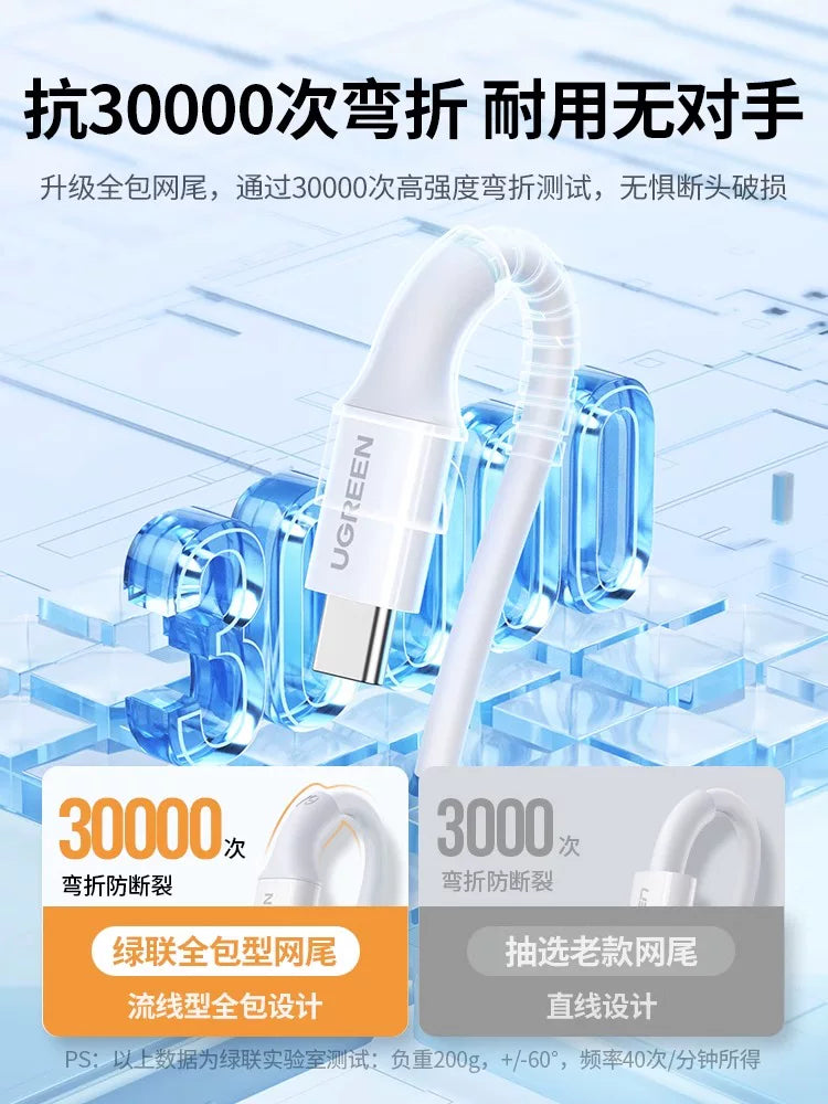 Greenlink tip-c məlumat kabeli 6a5a şarj kabeli Huawei Honor Xiaomi Android 100W mobil telefon üçün uzadılmış tpc-dən usb qısa tapyc super typc sürətli şarj tpyec şarj kabeli