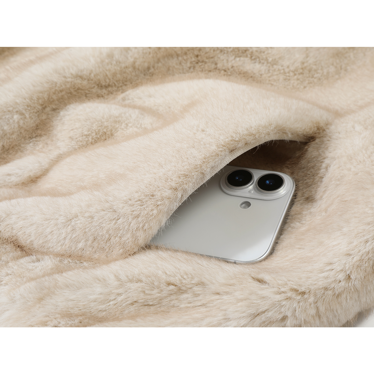 Cholisa Qadınlar üçün Qısa Xəz Astarlı Top, Payız/Qış - Unikal və Gözəl, Super Populyar və 2025-ci ildə Yaşlanmanı Azaldan Üst Geyimlər