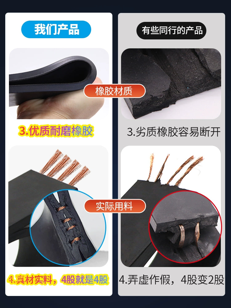 Milli Standart Təhlükəli Mallar Yük maşını Elektrostatik Kəmər Torpaqlama Şeridi Yağ Çəni Yük maşını Antistatik Mop Avtomobil Statik Yoxlama Aşınmaya Davamlı