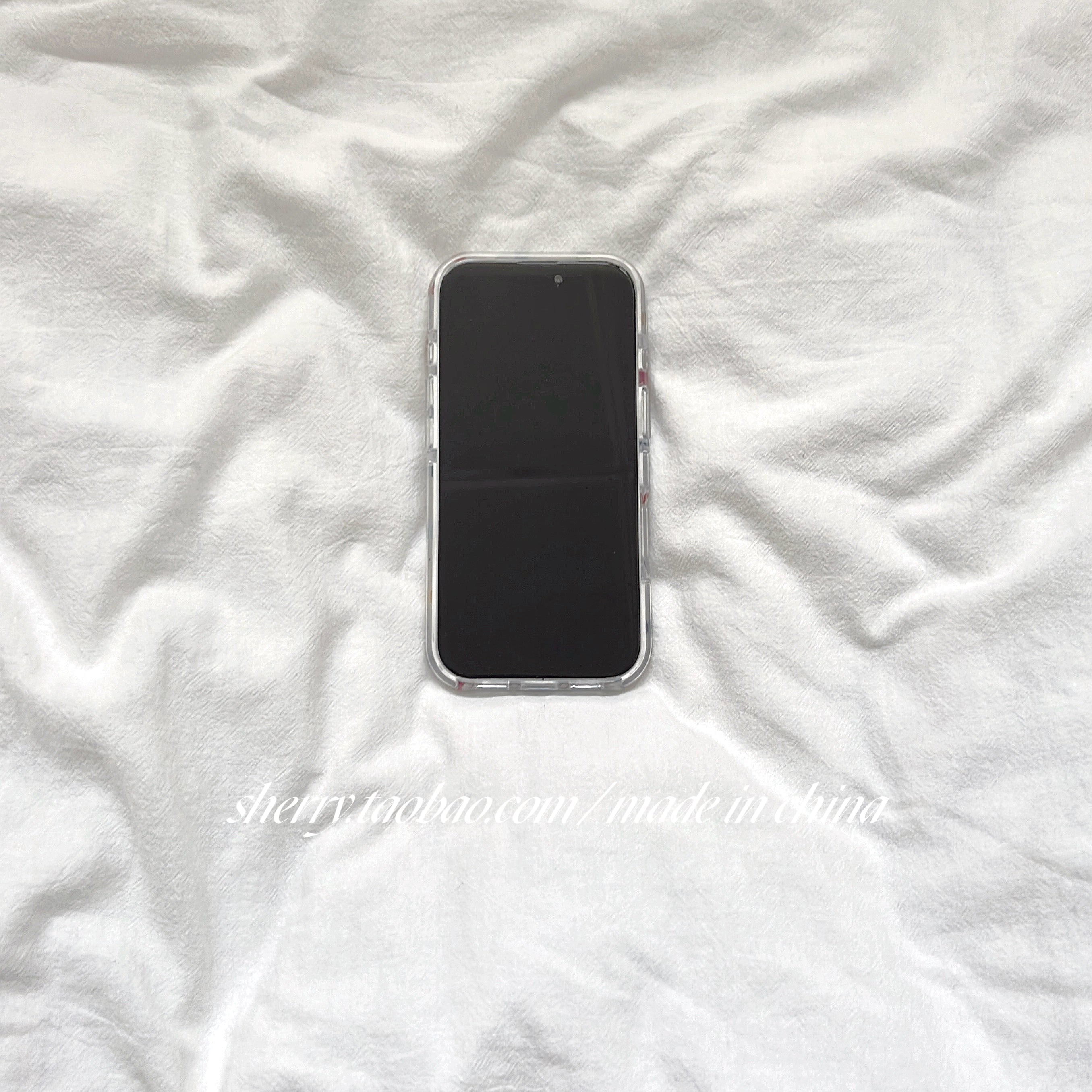 SHERRY*ins üslubunda rəngarəng zərli polka nöqtə elementləri Apple 17ProMax cib telefonu qutusu iPhone16Pro niş qız ürəyi 15 sadə 14 kiçik təzə cizgi filmi sevimli inkişaf etmiş üçün uyğundur
