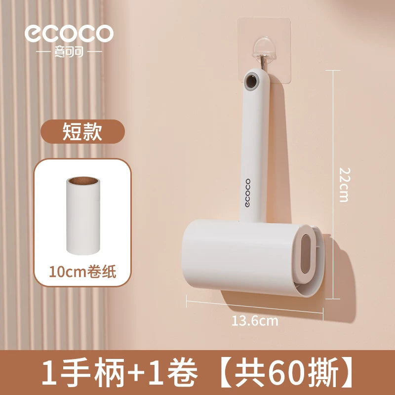 ecoco lint çubuq rulonu, paltarda yapışqan tüy üçün qoparan diyircəkli fırça, tüy çıxaran rulon, qıvrım kağızı fırçası, saç artefaktı