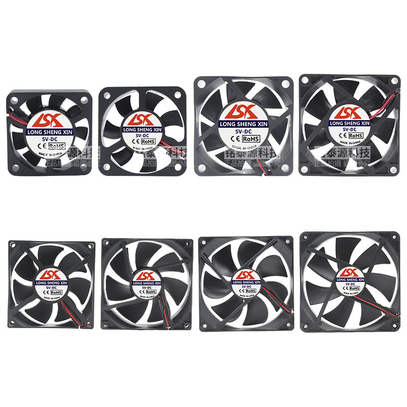 Pulsuz çatdırılma 3 4 5 6 7 8 9 12CM sm 5V12V24V səssiz şassi enerji təchizatı soyuducu fan