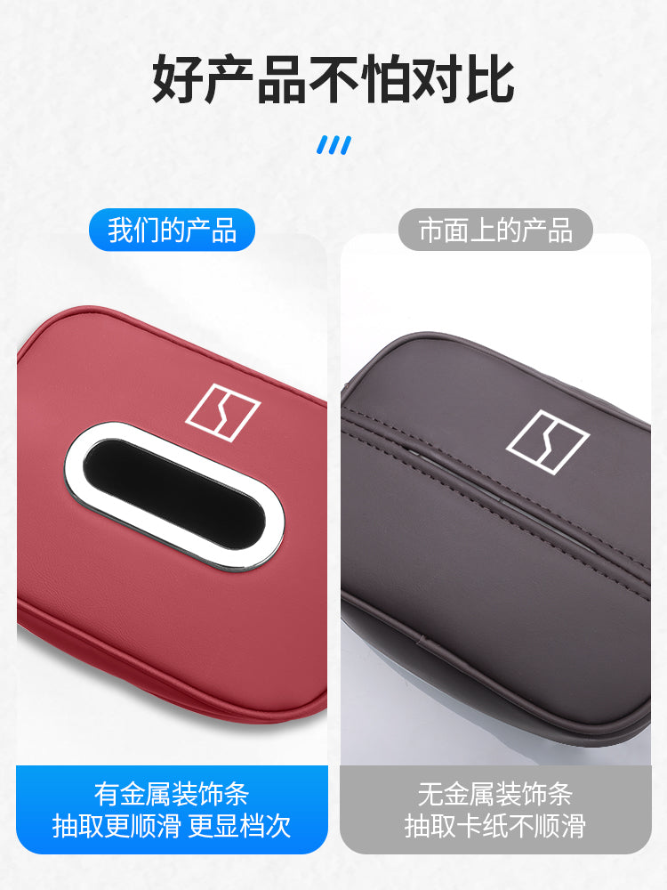 ZEEKR009 avtomobil salfet qutusu (001/7X/007), avtomobil salonu aksesuarları üçün uyğundur.