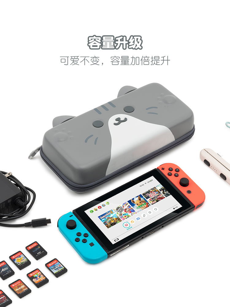 Jixiang switch2 saxlama çantası oled sevimli pişik qulaqları ns2 qoruyucu qabıq qoruyucu çanta Nintendo periferik aksesuarları