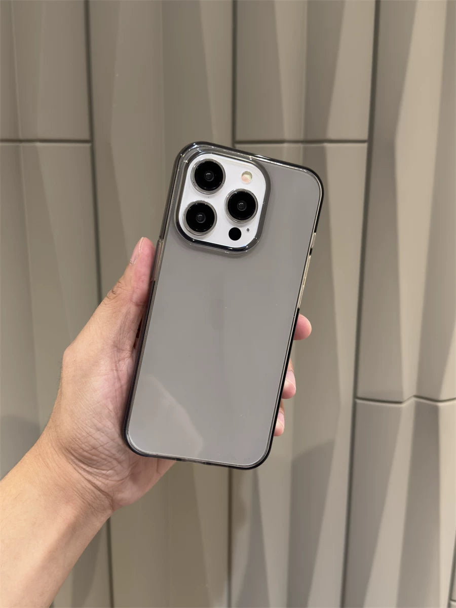 Sadə və şəffaf, Apple 16promax mobil telefon üçün uyğundur, ultra nazik iphone15pro yeni model 13 silikon qoruyucu örtük 14pro hər şey daxil anti-düşmə 12 yumşaq qabıq 17promax kişi və qadın yüksək səviyyəli