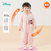 Disney uşaq geyimləri payız və qış yeni stil uşaq bodi üç qatlı isti ev sürünən kostyum nazik təmiz pambıq sırğalı Mickey Mouse