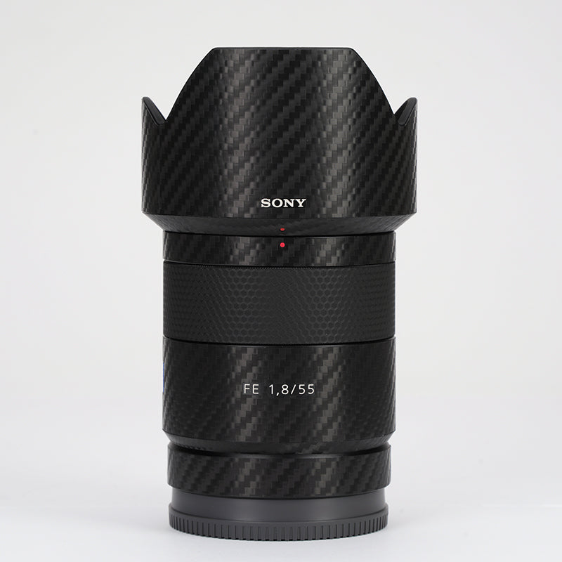 Meibentang Sony 55 F1.8ZA lens qoruyucu filmi SONY Zeiss 55-1.8 karbon fiber stiker 3M üçün uyğundur